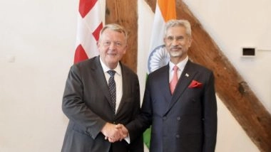 World News | EAM Jaishankar Discusses Indo-Danish Ties with Denmark's FM, Praises Its Support Against Terrorism