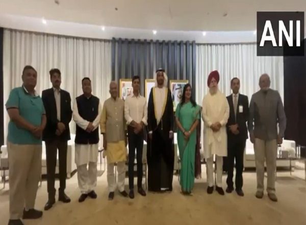 World News | All-party Delegation Led by Shiv Sena Shrikant Shinde Reaches UAE to Highlight India's Fight Against Terrorism