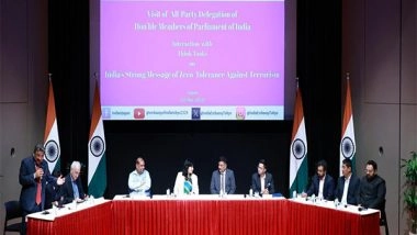 World News | India Has Zero Tolerance for Terrorism, Says All-Party Parliamentary Delegation in Japan