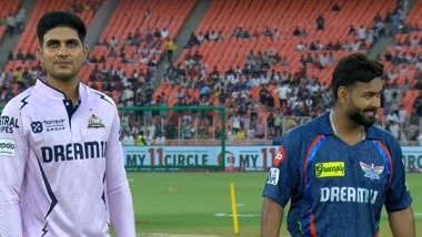 Sports News | IPL 2025: Gujarat Titans Win Toss, Opt to Field Against Lucknow Super Giants