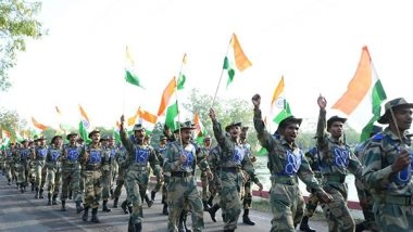 India News | Rustamji Institute Celebrates Founder KF Rustamji's Birth Anniversary with Tri-colour Rally