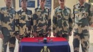 India News | BSF Foils Smuggling Attempts in Ferozepur; Drones and Armed Suspect Apprehended