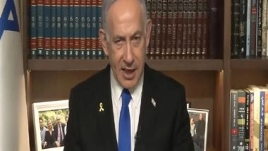 World News | Israeli PM Benjamin Netanyahu Condemns Killing of Israeli Diplomats, Thanks US for Standing with Israel