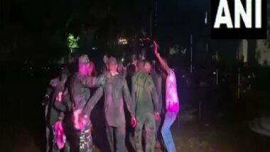 India News | DRG Jawans Celebrate Success of Operation Which Neutralised 27 Naxals, Including Top Commander Basavaraju