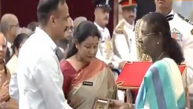 India News | President Murmu Honours Captain Deepak Singh with Shaurya Chakra