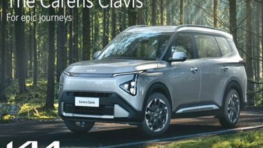 Business News | Kia Announces Price for New Carens Clavis Starting at Rs 11.49 Lakhs