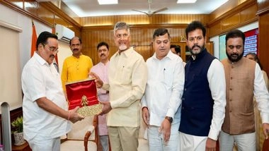 India News | Delhi: Andhra Pradesh CM Chandrababu Naidu Submits River-linking Proposal to Union Jal Shakti Minister