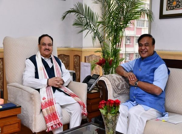 India News | Assam CM Meets Union Minister JP Nadda; Seeks Assistance in Expediting Groundwork for Brownfield Ammonia Urea Complex