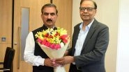 India News | Himachal: CM Sukhu Meets Finance Commission Chairman, Pleads for Increased Funds from Centre