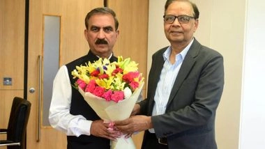 India News | Himachal: CM Sukhu Meets Finance Commission Chairman, Pleads for Increased Funds from Centre