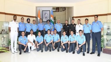 India News | IAF Chief Attends Valedictory Ceremony of Flight Test Course Graduates