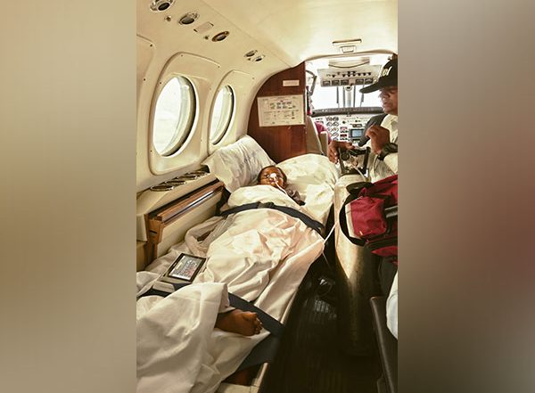 India News | 7-year-old Bhopal Girl with Critical Liver Problem Airlifted to Delhi Via PM Shri Air Ambulance Service