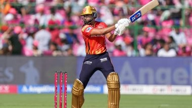 Sports News | IPL 2025: Shreyas Iyer's Fifty, Marcus Stoinis' Fiery Innings Power PBKS to 206/8 in 20 Overs Against DC