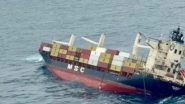 India News | 21 Crew Rescued After Liberian Container Ship Tilts off Kochi Coast