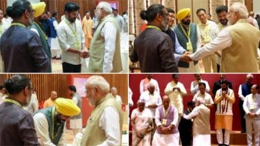 India News | Punjab, Jharkhand, Telanagana CMs Meet PM Modi at NITI Aayog Meeting