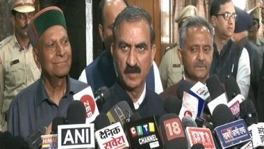 India News | Himachal CM Sukhu Attends NITI Aayog Meet in Delhi; Stresses Hill State Needs, Tourism Push, and Green Energy Vision