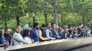 World News | Members of All-party Delegation Led by Congress MP Tharoor Pay Tribute at 9/11 Memorial