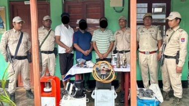 India News | Manipur Security Forces Arrest KCP Cadre, Recover Arms, Seize Drugs in Statewide Crackdown