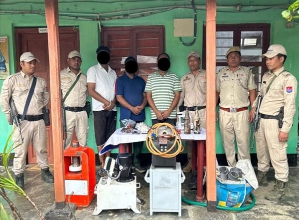 India News | Manipur Security Forces Arrest KCP Cadre, Recover Arms, Seize Drugs in Statewide Crackdown