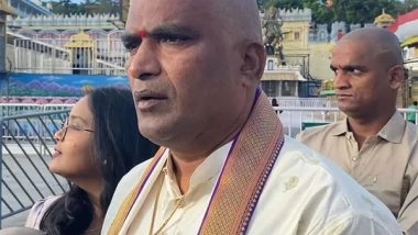 India News | Telangana MLA Beerla Ilaiah Seeks Lord Venkateswara's Blessings During Tirumala Visit