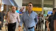 Entertainment News | Airport Diaries: Akshay Kumar Keeps It Cool with a Classic Blue Shirt and Denim as He Steps out in Style