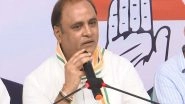India News |  MP: Congress Leaders Hold Press Conference, Demand Action Against Minister Vijay Shah
