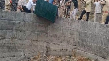 India News | Madhya Pradesh: 8-month-old Leopard Rescued from 112 Feet Deep Well, Says Forest Ranger