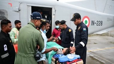 India News | Indian Navy Conducts Medical Evacuation of Critically Ill Child from Agatti Island