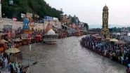 India News | UP: Devotees Take Holy Dip in Ganga on Somvati Amavasya in Haridwar