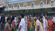 India News | Thousands of Devotees Wait in Long Queue for Darshan Including Officials  of Lord Sri Venkateswara at Tirumala