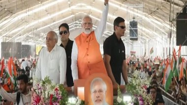 India News | Gujarat: Sea of Triranga at PM Modi's Roadshow in Dahod