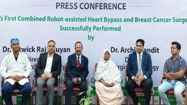 India News | India's First Combined Robot-assisted Heart Bypass and Breast Cancer Surgery Successfully Performed on 72-Year-old Bangladeshi Woman