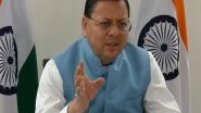 India News | Uttarakhand CM Pushkar Singh Dhami Virtually Inaugurates Reconstructed Malan Bridge in Kotdwar