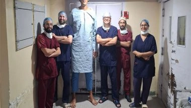 India News | Chandigarh: PGIMER Operates on 7.7 Ft Man Suffering from Rare Hormonal Disorder, Removes Tumour
