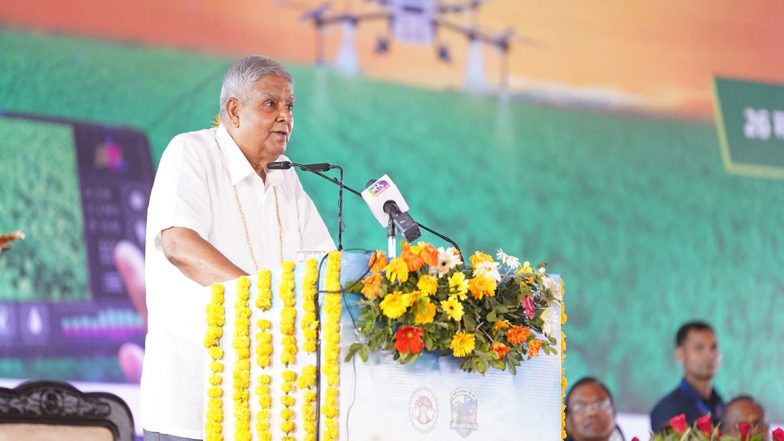 India News | Vice President Inaugurates 'Agri-Industry Conclave' in Narsinghpur, Madhya Pradesh