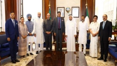 World News | India's All-party Delegation, Kuwait's Deputy PM Reaffirm Zero Tolerance Approach to Terrorism