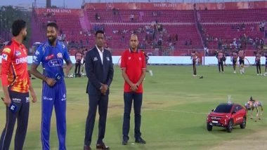 Sports News | IPL 2025: Punjab Kings Win Toss, Opt to Bowl Against Mumbai Indians