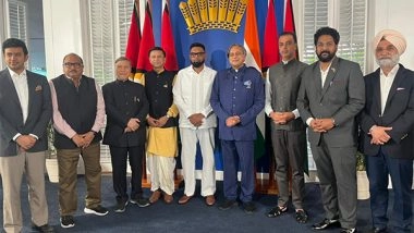 World News | Tharoor-led All-party Delegation Meets Guyana President Mohamed Irfaan Ali