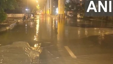India News | Mumbai: Heavy Rains Cause Waterlogging in Parts of Khar