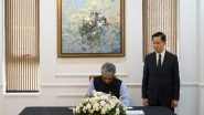 World News | Secretary (East) P Kumaran Signs Condolence Book, Pays Tribute to Former Vietnamese President Tran Duc Luong