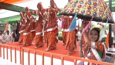 India News | Preparations in Full Swing Ahead PM Modi's Roadshow in Gandhinagar