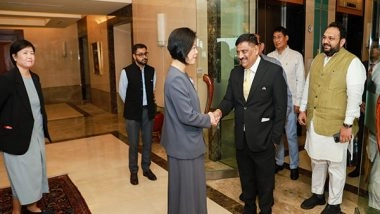 World News | Sanjay Kumar Jha-led Delegation Meets Singapore's Senior Minister of State Sim Ann