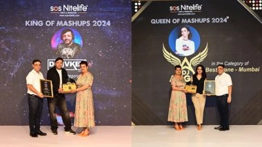 Business News | SOS Nitelife - Honours King of Mashups and Queen of Mashups - Best DJ's and Djane's Pan India 2024