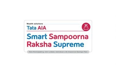 Business News | Smart Insurance for a Smarter Future: Tata AIA Param Raksha Life Pro+ Combines Protection with Wealth Creation