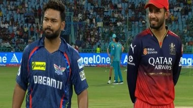 Sports News | IPL 2025: RCB Win Toss, Opt to Bowl Against LSG; Hazlewood, David Miss out for Benglauru
