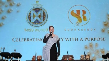 Business News | MEIL Director Sudha Reddy Spotlights Telangana Culture At Miss World 2025 Gala