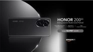 Business News | HONOR 200 Gets AI-Powered MagicOS 9.0 and Now at Limited-Time Price of Rs. 22,999 on Amazon.in