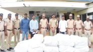 India News | Telangana: Police Seize Ganja Worth Rs 4.15 Cr, 2 Arrested
