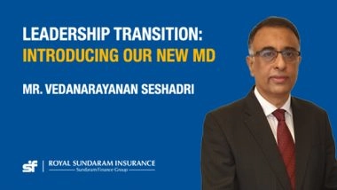 Business News | Royal Sundaram Appoints Vedanarayanan Seshadri As The New Managing Director