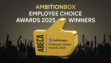 Business News | Winners of AmbitionBox Employee Choice Awards 2025 Announced: Celebrating India's Most Loved Workplaces